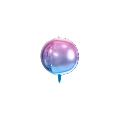 Folienballon Ombre Ball lila und blau