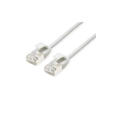 ROLINE U/FTP DataCenter Patchkabel Kat.6A (Class EA), LSOH, slim, weiß, 0,5 m Image