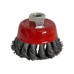 Vago-Tools 1x Topfbürste 65mm gezopft Winkelschleifer Image