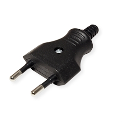 BACHMANN Euroflachstecker 2,5A/250VAC, Montage, schwarz Image