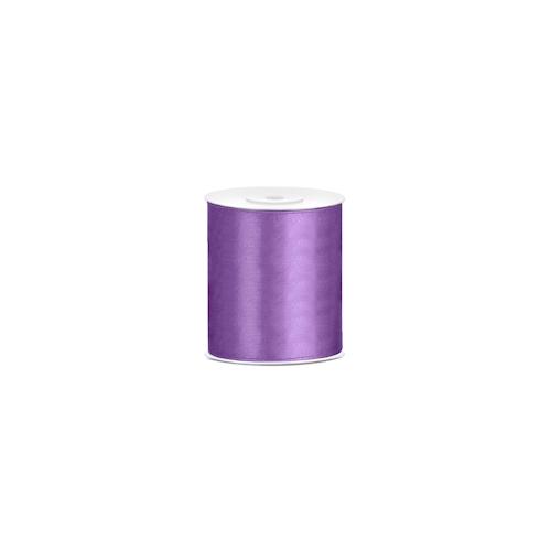 Satin Geschenkband lavendel 25m 100mm breit