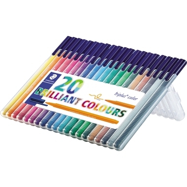 STAEDTLER Fasermaler triplus color 323 SB20 sortiert 20 St./Pack. Image