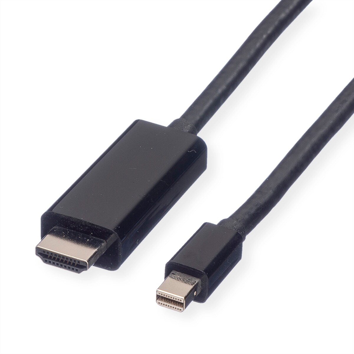VALUE Mini DisplayPort Kabel, Mini DP-UHDTV, ST/ST, schwarz, 1 m Image