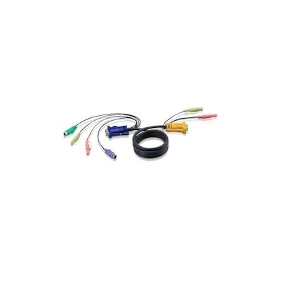 ATEN 2L-5303P KVM Kabel VGA, PS/2 und Audio, schwarz, 3 m Image