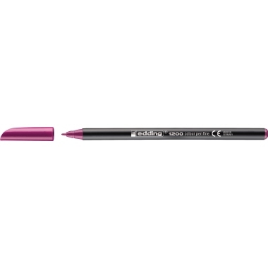 edding Fasermaler 1200 colourpen 4-1200020 rotviolett Image