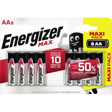 Energizer Batterie Max Alkaline AA/Mignon/LR6 8 St./Pack. Image