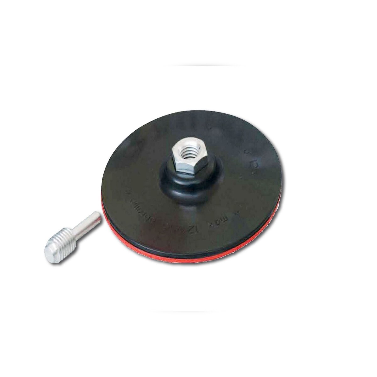 Vago-Tools 3x Stützteller 125mm Klett mit Spanndorn Image