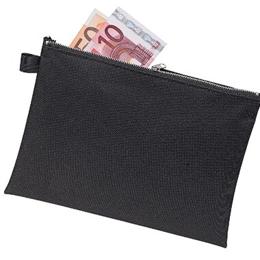 Veloflex Banktasche 2725000 DIN A5 Reißverschl. Textil schwarz Image