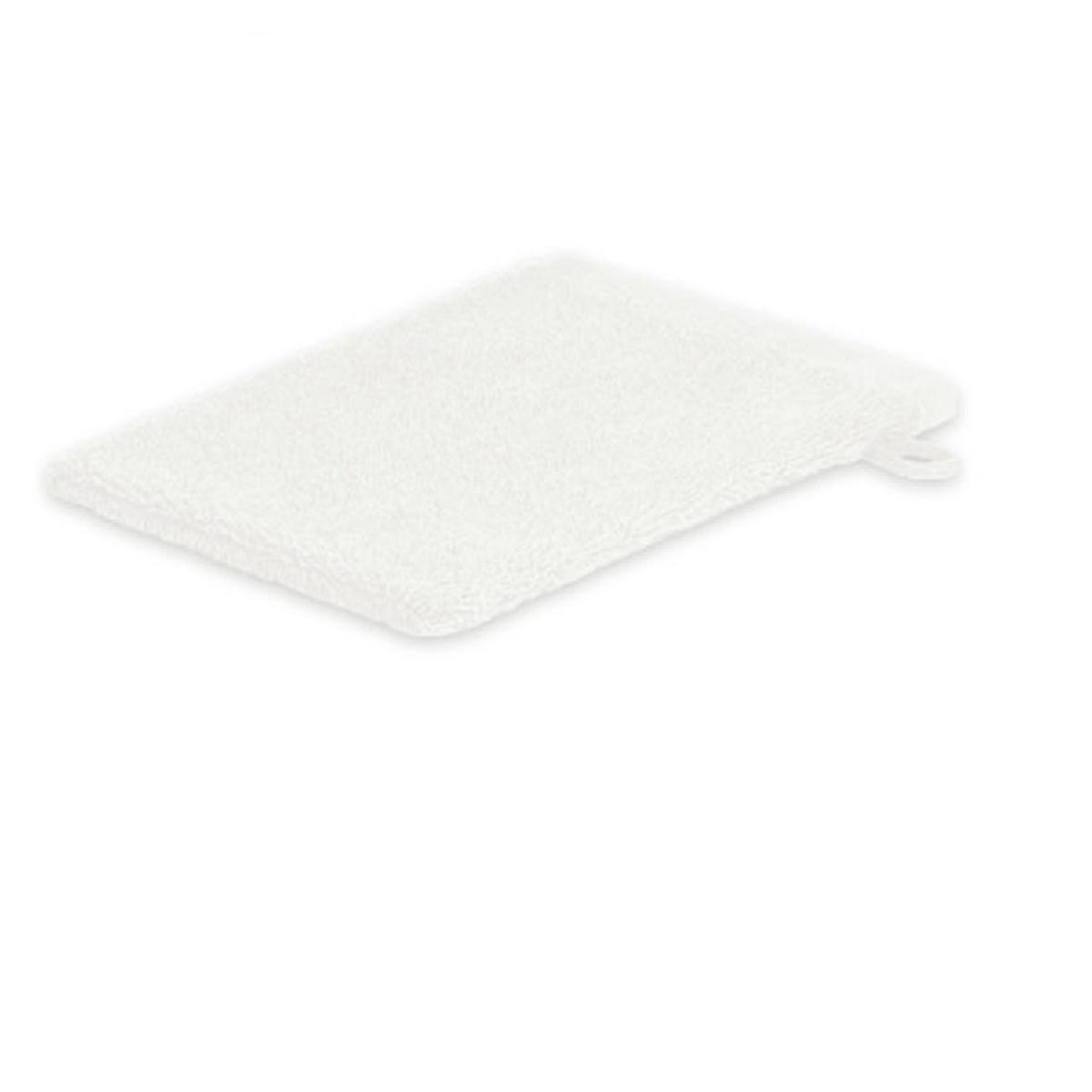 EXKLUSIV HEIMTEXTIL Waschhandschuh Frottier 500 g/m² 15 x 21 cm Weiß Image