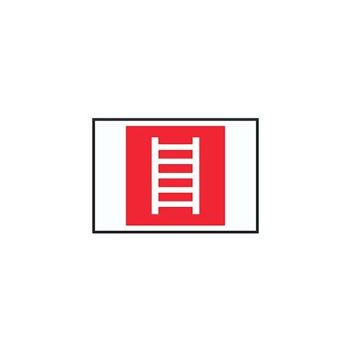 Leiter Symbol Schild A4 Rückseite selbstklebend