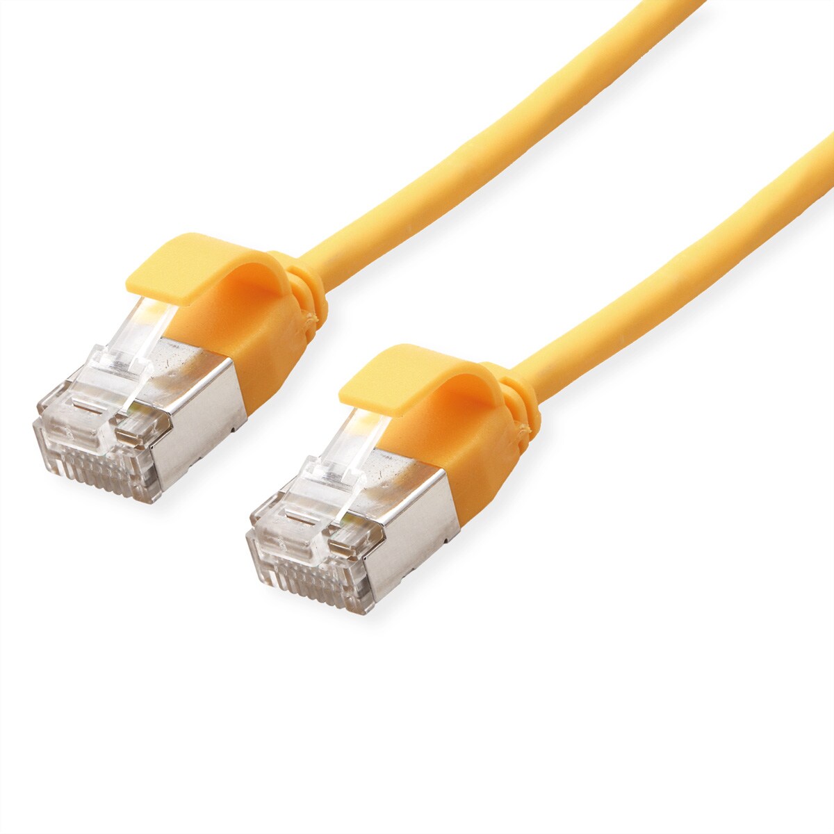 ROLINE U/FTP DataCenter Patchkabel Cat.6A (Class EA), LSOH, slim, gelb, 1,5 m Image