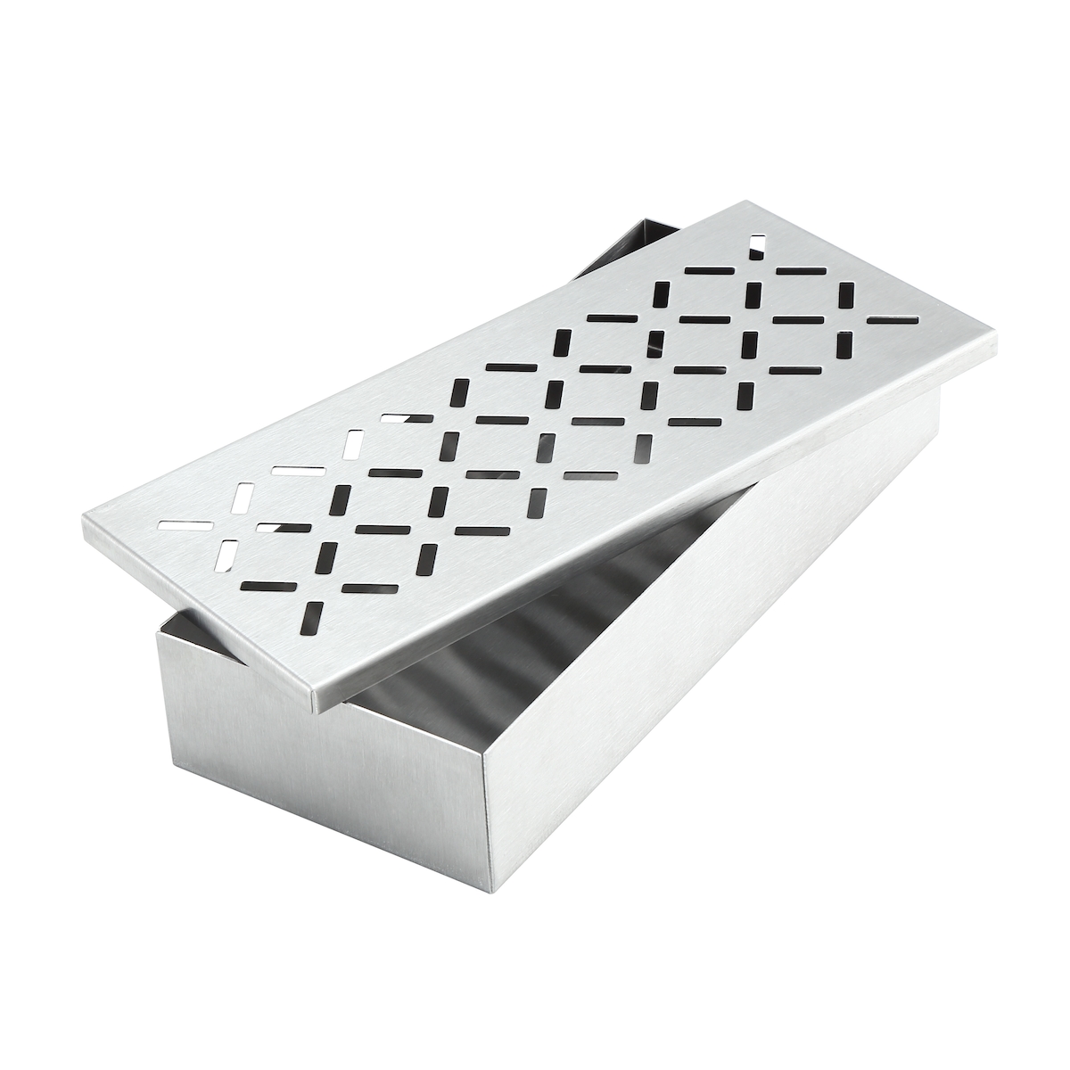 Tarrington House Räucherkasten für den Grill, Edelstahl, 22.5 x 9.7 x 4.5 cm, spülmaschinenfest Image