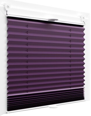 Plissee Faltrollo inkl. Klemmträger beere 70x120 cm Jalousie Image