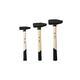 Vago-Tools Profi 3 tlg Set Schlosserhammer 200 800 1000 g