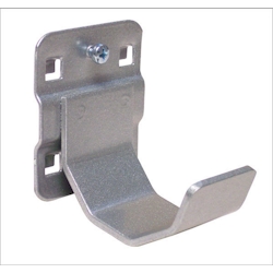 PROREGAL Rohrhalter für Lochplatte | LxØ 3,5x10cm | Weissaluminium Image