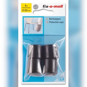 Rohrkappen rund 22mm schwarz fix-o-moll Image