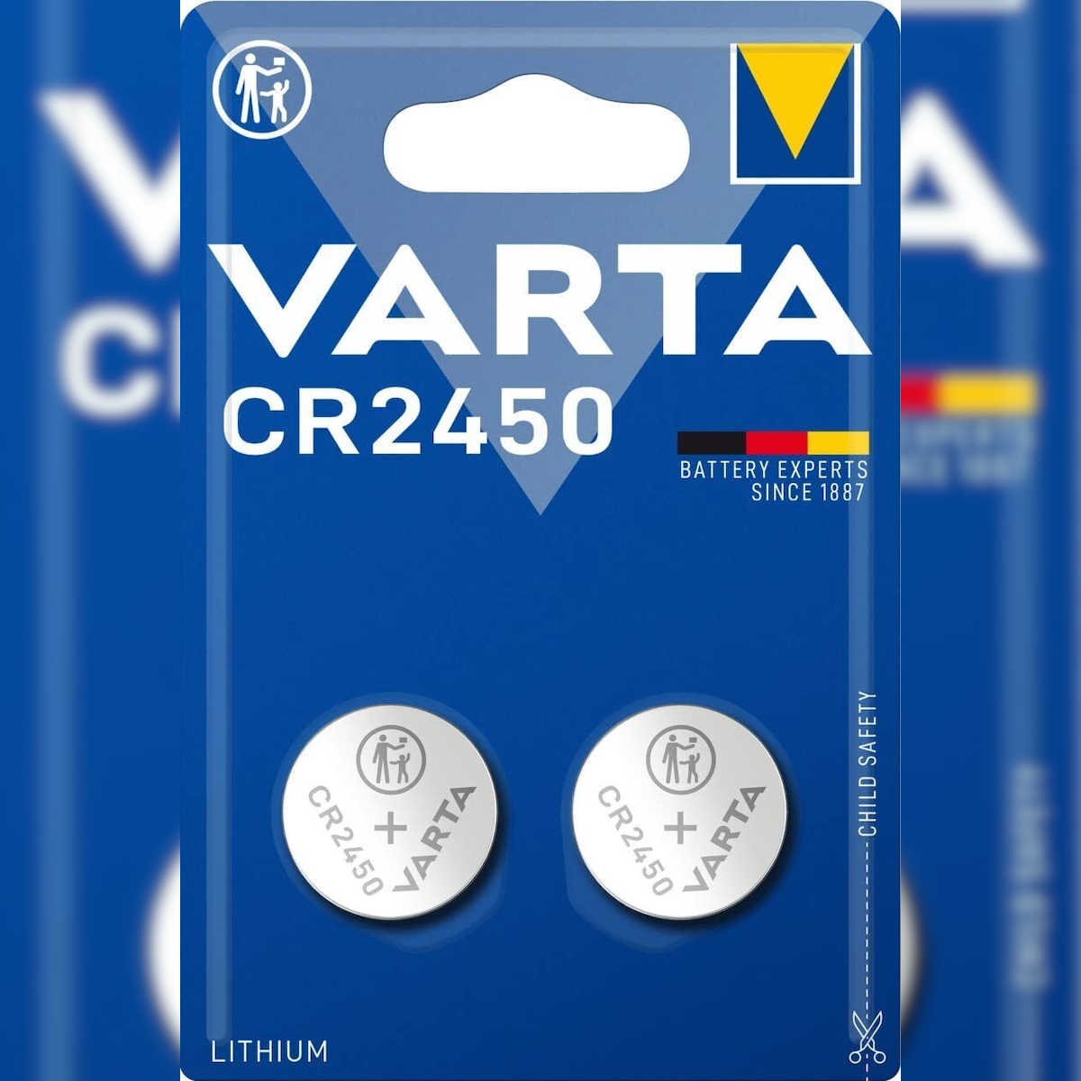 Varta 064501014021 1x2 Varta electronic CR 2450(S) Image