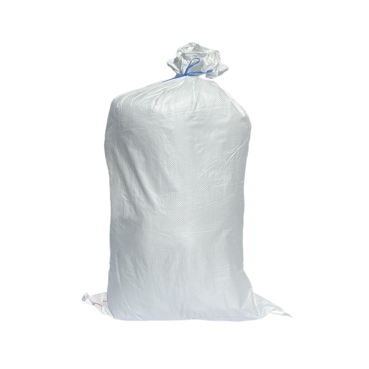 VEPATIM 100x Schwerlastsack Gewebesack Hochwassersack Getreidesack Lagersack PP mit rotem Streifen 500 x 800 mm 30 kg weiss Image