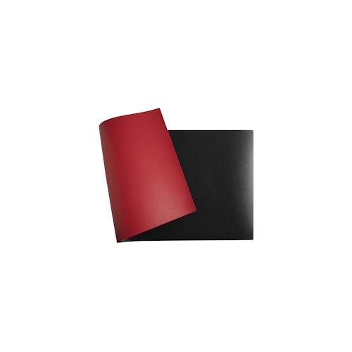 Exacompta 29141E Flexible Schreibunterlage Home Office, aus zweifarbigem Kunstleder (Polyurethan),weich und widerstandsfähig, 40 x 80 cm, schwarz/rot