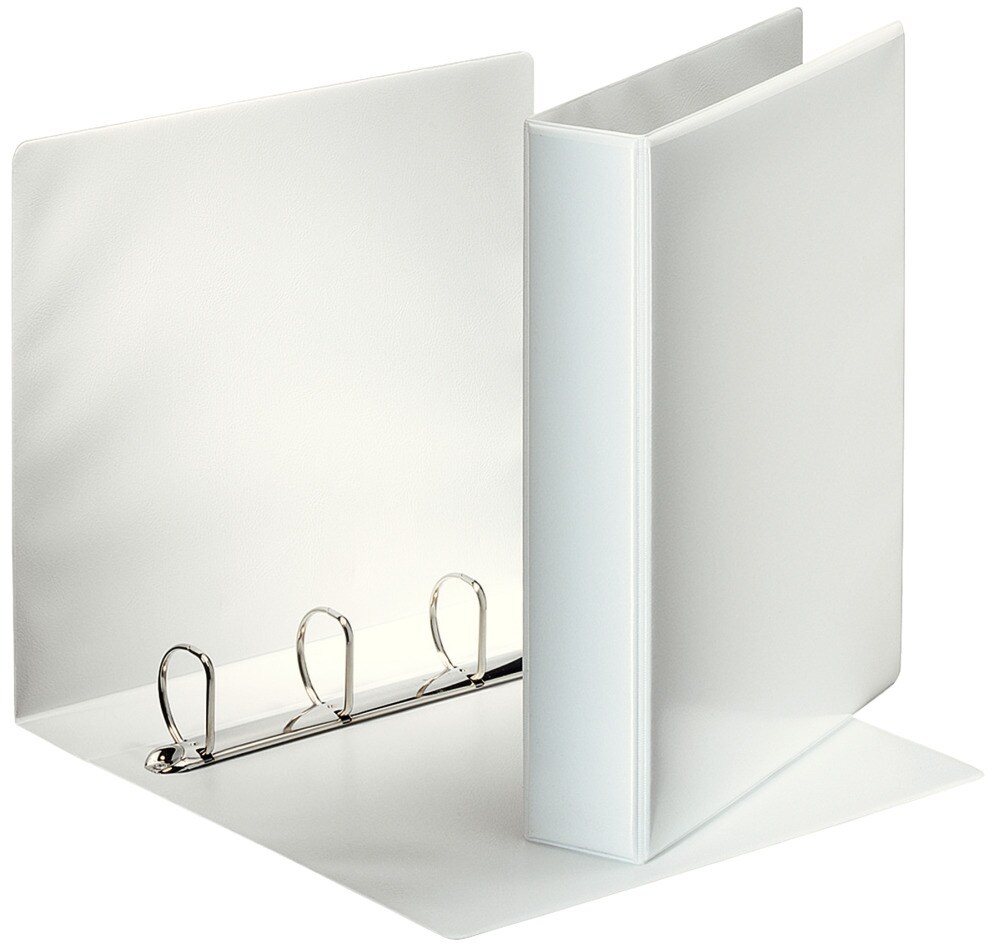 Esselte Ringbuch Präsentation, mit Taschen, A4, PP, 4 Ringe, 40 mm, weiss Image