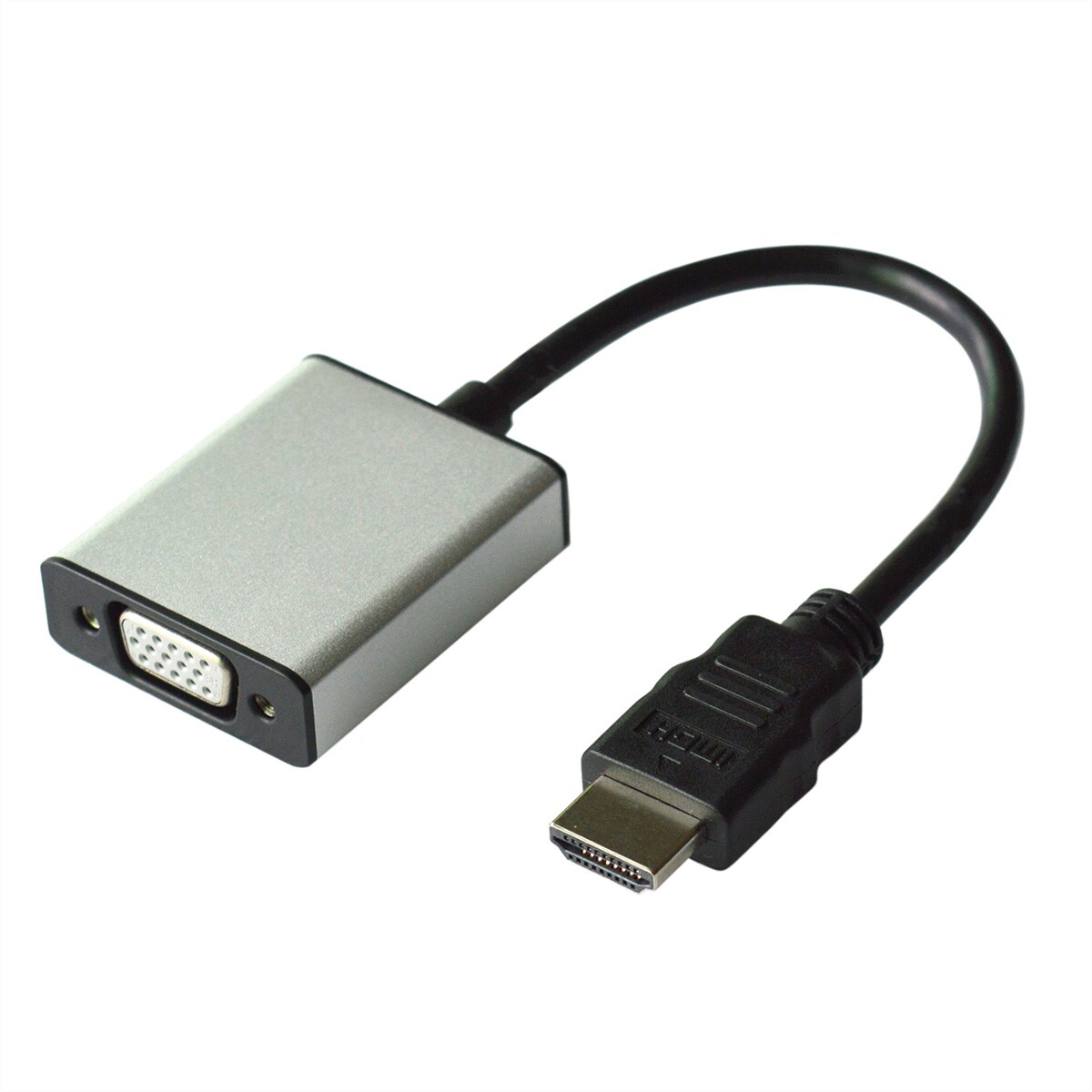 VALUE Adapterkabel HDMI zu VGA+3,5mm-Audio (Stereo) Image