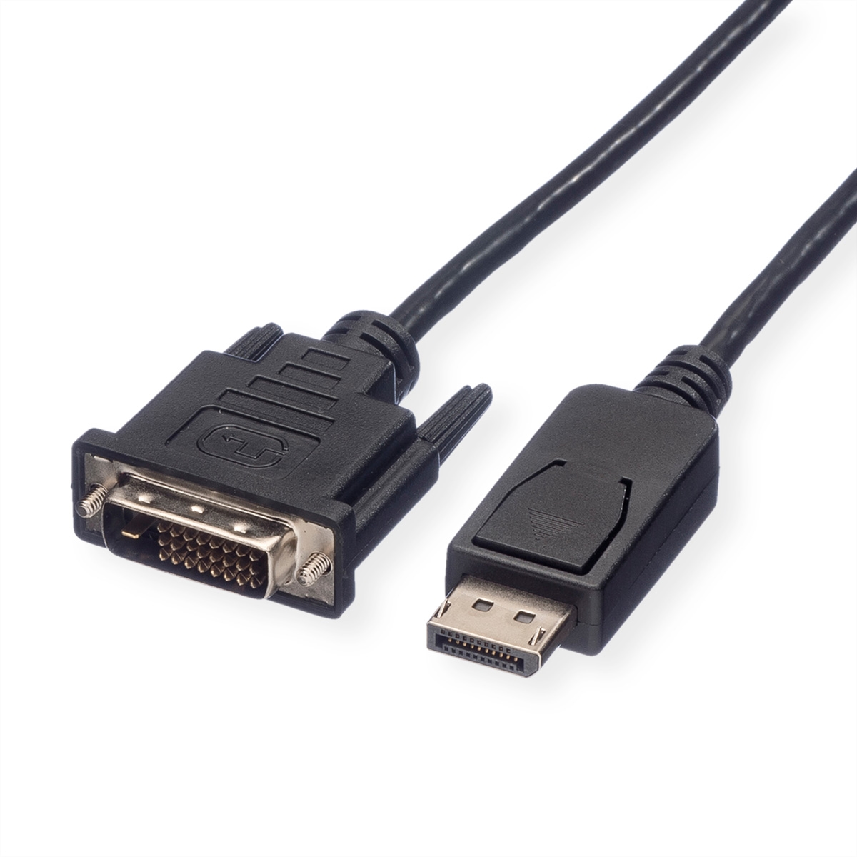 ROLINE DisplayPort Kabel DP ST - DVI ST, schwarz, 1 m Image