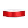 Satin Geschenkband rot 25m 12mm breit