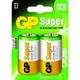 Gp Super Alkaline Alkaline Batterie D Lr20 Blister*2