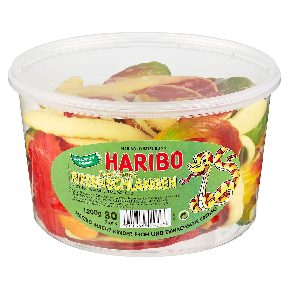 Haribo Riesenschlangen 30 Stück (1,2 kg) Image