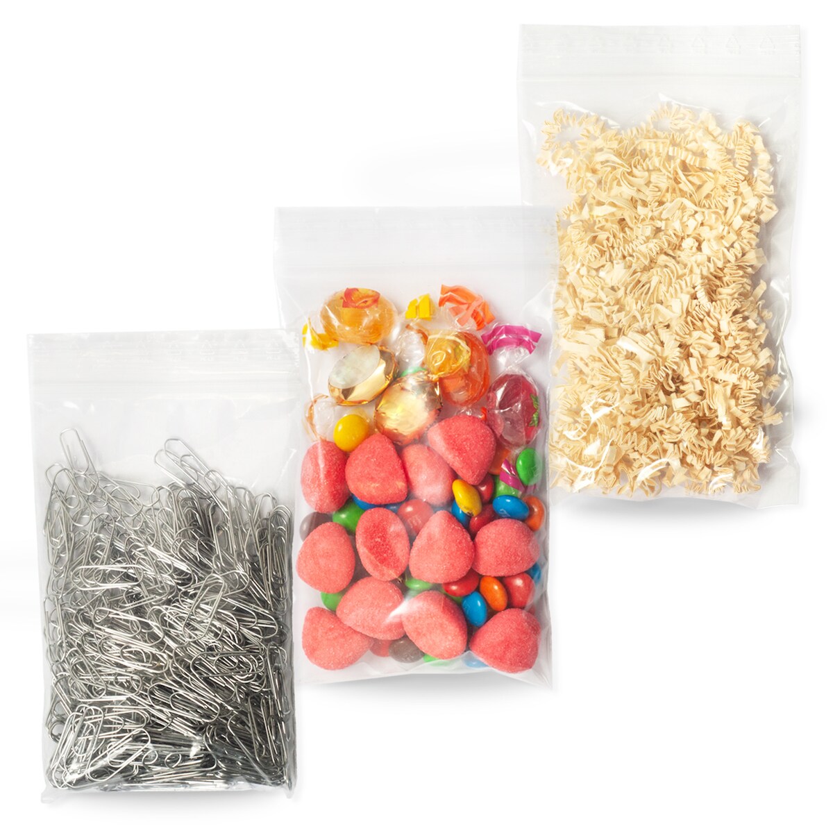 KK Verpackungen 400x Druckverschlussbeutel 40x60 mm 50 my LDPE ZIP Beutel Schnellverschlussbeutel Image