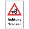 Achtung Trecker Schild A3 (297x420mm)