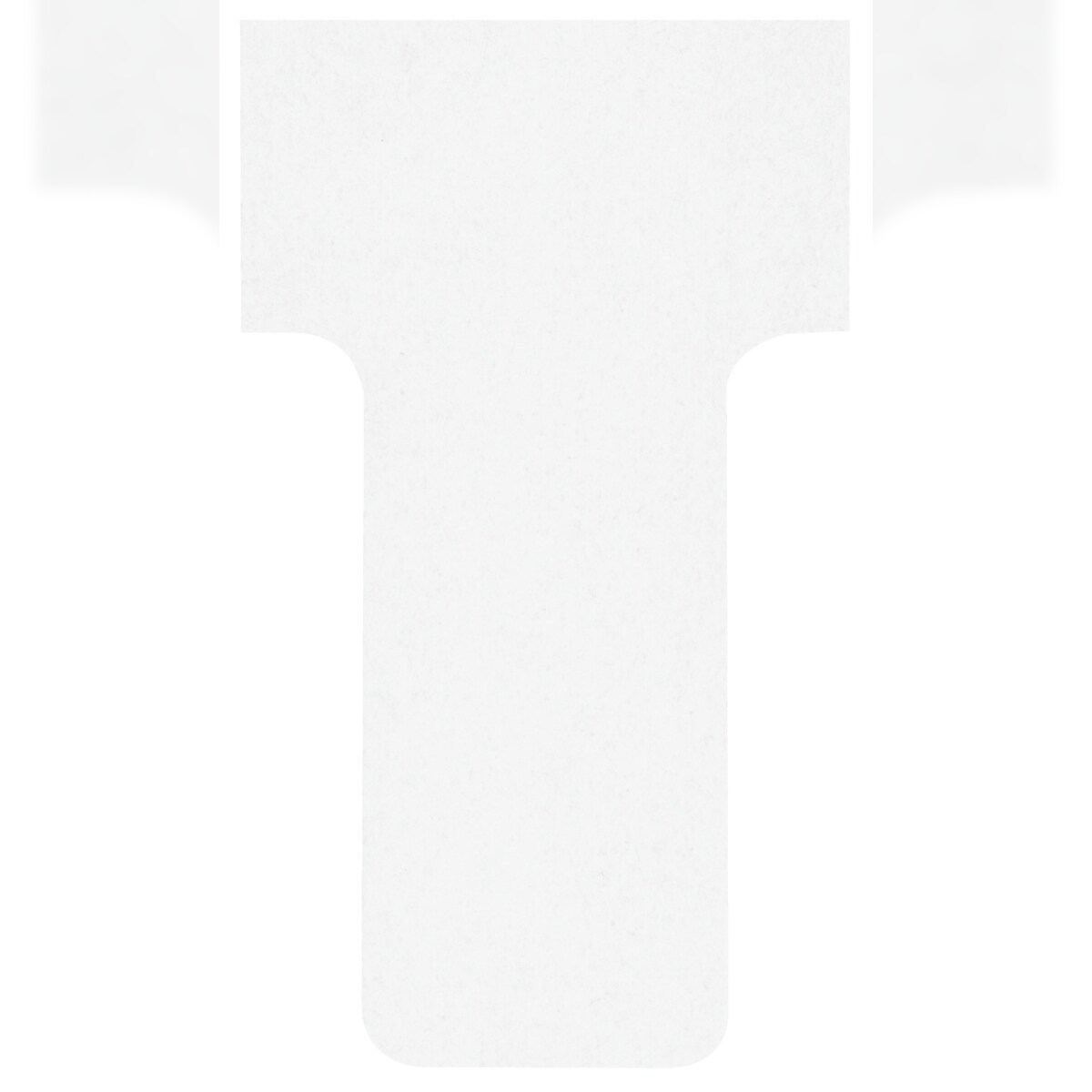 nobo T-Karten, Größe 1 / 28 mm, 170 g/qm, weiß Image