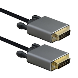 Helos Anschlusskabel, DVI Stecker/Stecker, PREMIUM 4K, 5,0m, schwarz Image