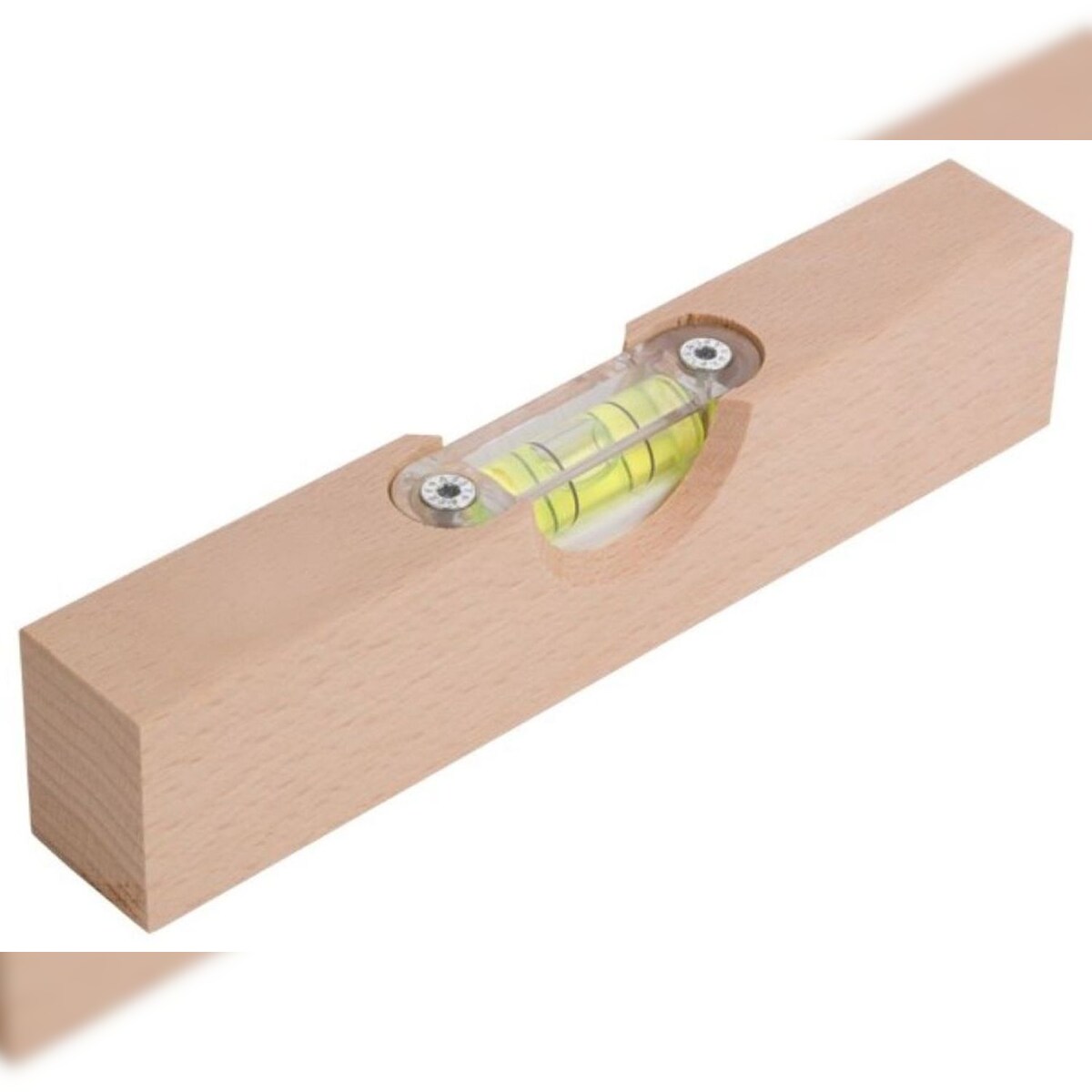 Gravidus Handliche Wasserwaage unbehandeltes Holz 15cm Waage Image