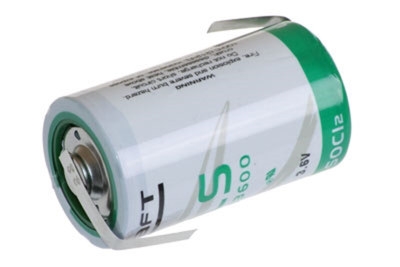 Saft LS33600 ER-D Mono Lithium-Thionylchlorid 3,6V, 17.000 mAh Z Lötfahne Image