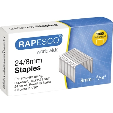 Rapesco Heftklammern 1456 24/8mm 1.000 St./Pack. Image