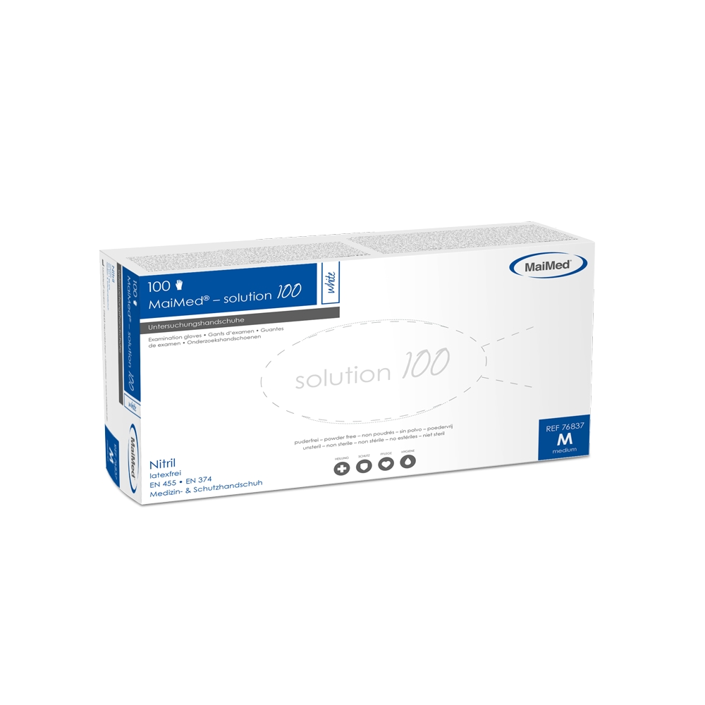 MaiMed® – solution 100 PF blue-violet Nitrilhandschuh Größe L Image