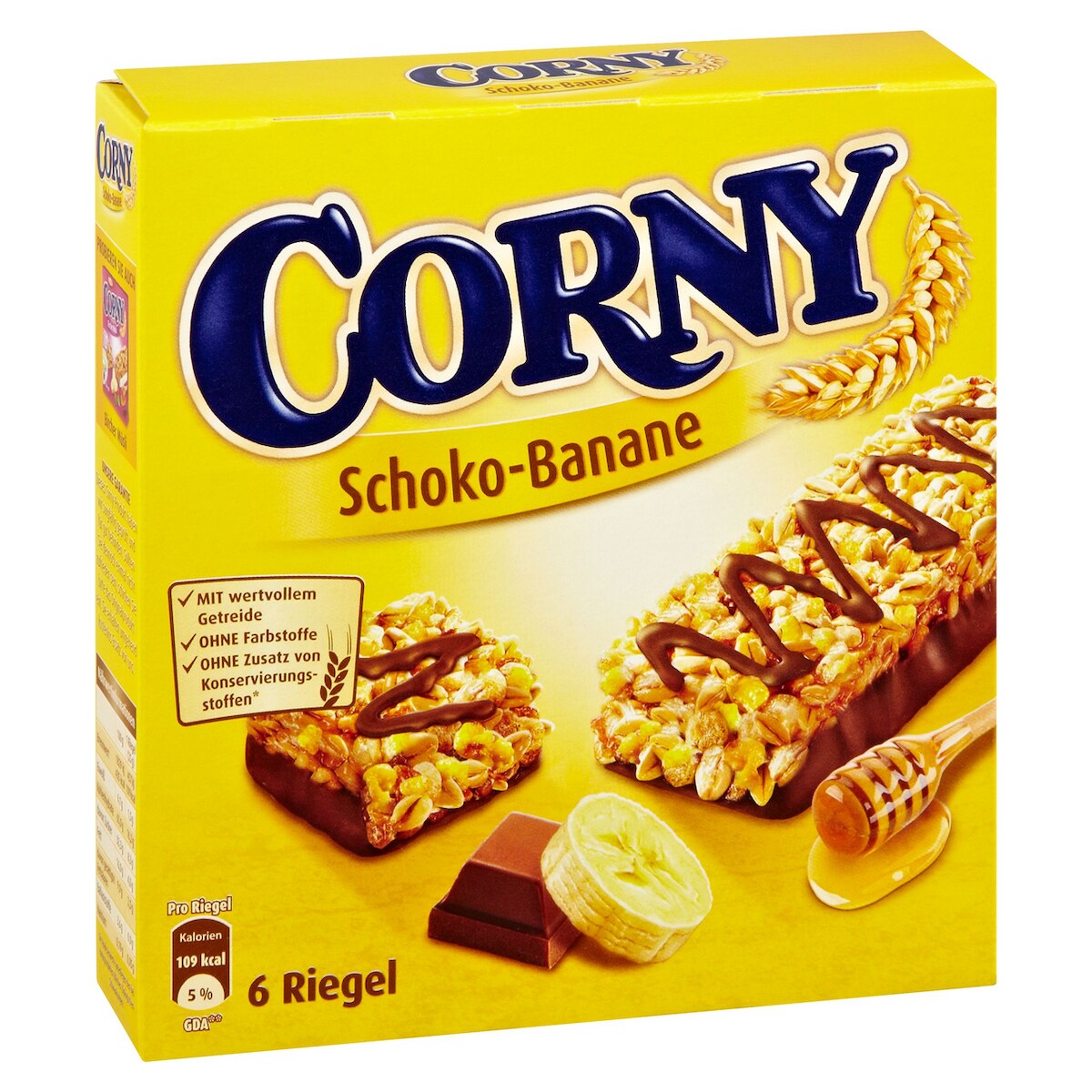 Corny Müsliriegel Schoko Banane 6 Riegel (150 g) Image
