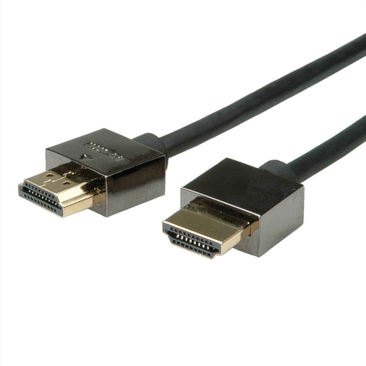 ROLINE Notebook HDMI High Speed Kabel mit Ethernet, schwarz, 1,5 m Image