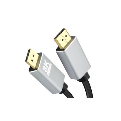 Helos Anschlusskabel, DisplayPort Stecker/Stecker, PREMIUM 8K, 2,0m, schwarz Image