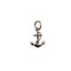 British Jewellery Workshops 9ct Gold 11x10mm Anchor symbol of hope Pendant or Charm