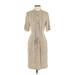 Calvin Klein Cocktail Dress: Tan Dresses - Women's Size Small