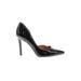 Jessica Simpson Heels: Slip-on Stilleto Cocktail Black Print Shoes - Women's Size 10 - Pointed Toe