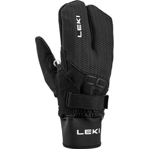 LEKI Herren Handschuhe CC Thermo Shark Lobster (2+2), Größe 8,5 in schwarz