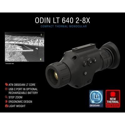 Atn Odin Lt 640 Compact Thermal Viewer - Odin Lt 640 2-8x25mm Compact Thermal Viewer Black