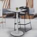 Regency Cain Square Breakroom Table Wood/Metal in Gray | 42 H x 30 W x 30 D in | Wayfair TVCP3030WHCM