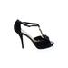 Kate Spade New York Heels: Black Print Shoes - Women's Size 10 - Open Toe
