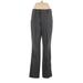 Nine West Dress Pants - Mid/Reg Rise Boot Cut Trouser: Gray Bottoms - Women's Size 8