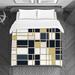 Gracie Oaks Mondrian Bedding Geometric Duvet Cover 4542 Microfiber in Blue | Queen Duvet Cover | Wayfair 9182A1DB150F4235BB5E8464BF3F7B8F