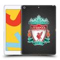 Head Case Designs Officially Licensed Liverpool Football Club Crest 2 Black Pixel 1 Soft Gel Case Compatible with Apple iPad 10.2 2019/2020/2021